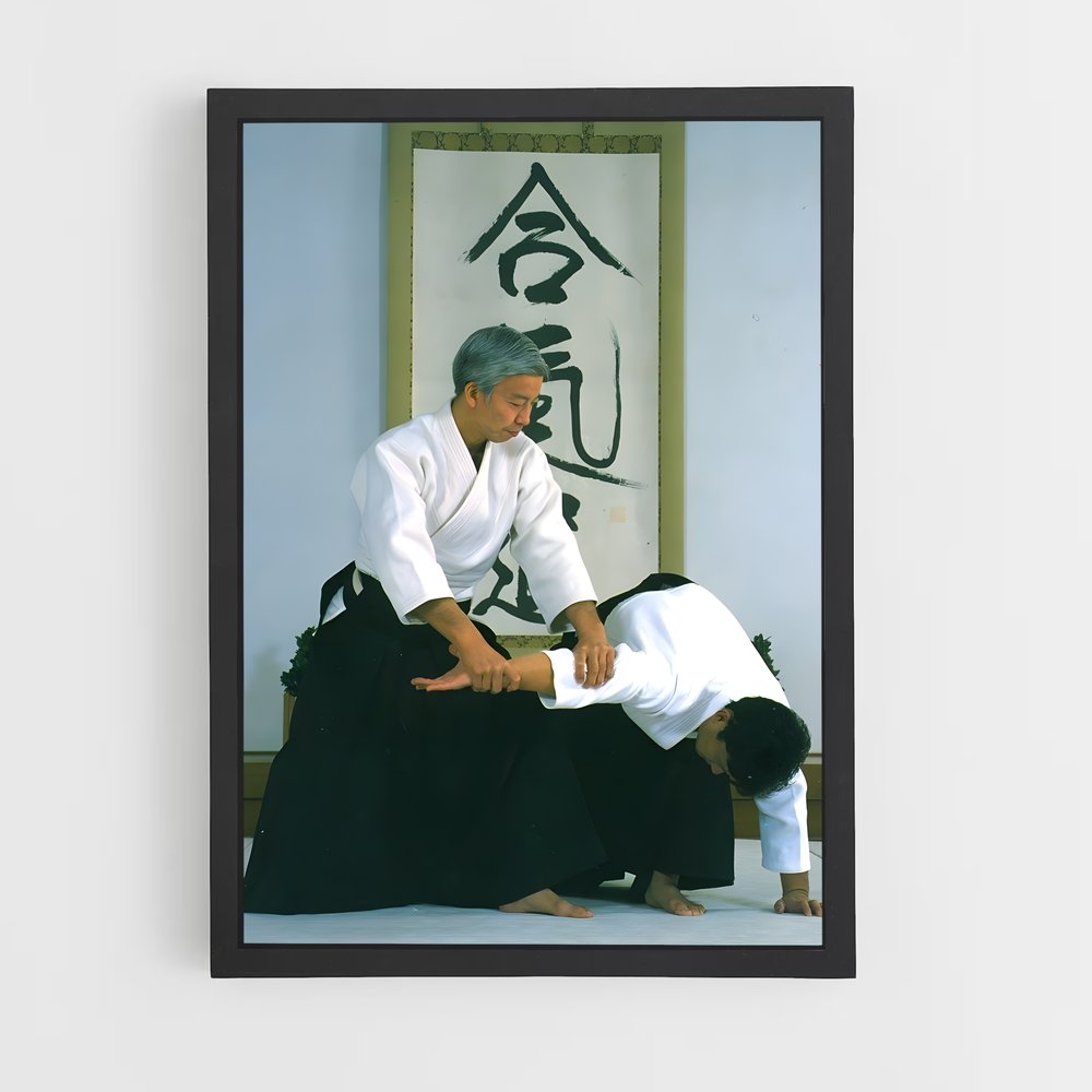Poster Maître de la Voie – affiche Aikido (vue 2)